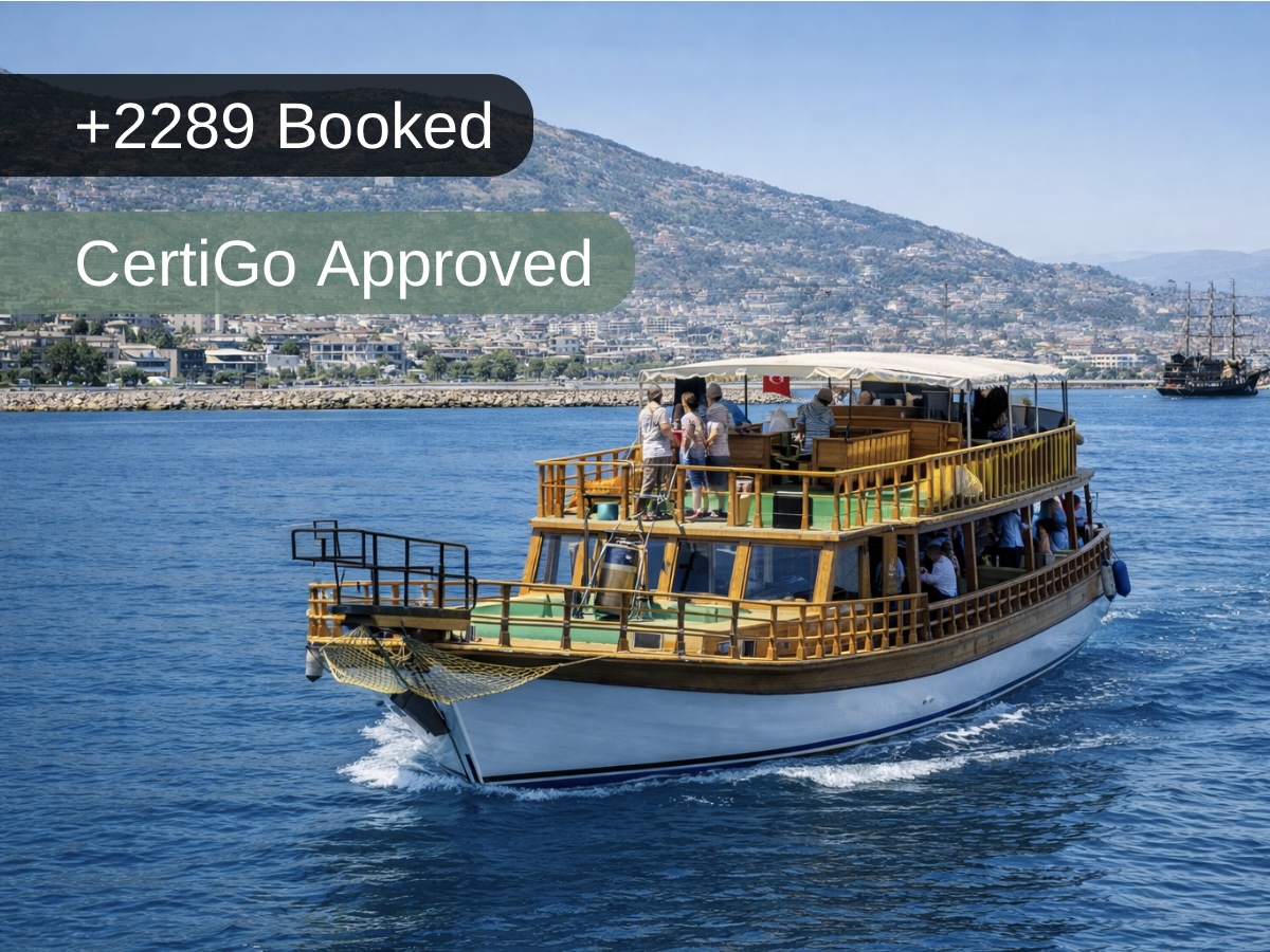 Relax Boat Alanya – Lunch, Hotel Transfer, Cleopatra beach