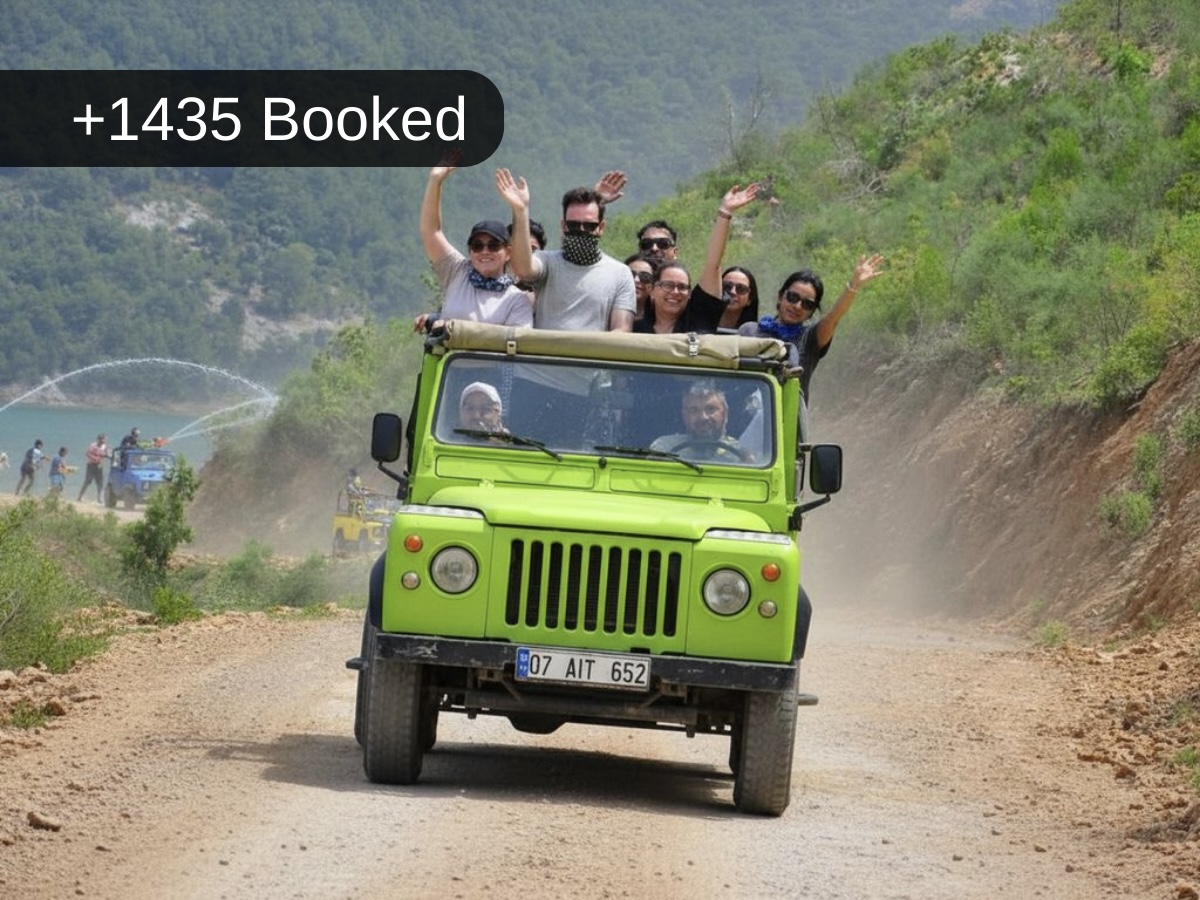 Alanya Jeep Safari Dim Canyon - Elite Provider - Lunch, Water Fights, Hotel Transfer