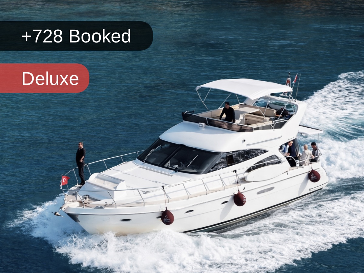 Deluxe Private Yacht in Alanya - 4 Hours with Lunch & Soft Drinks